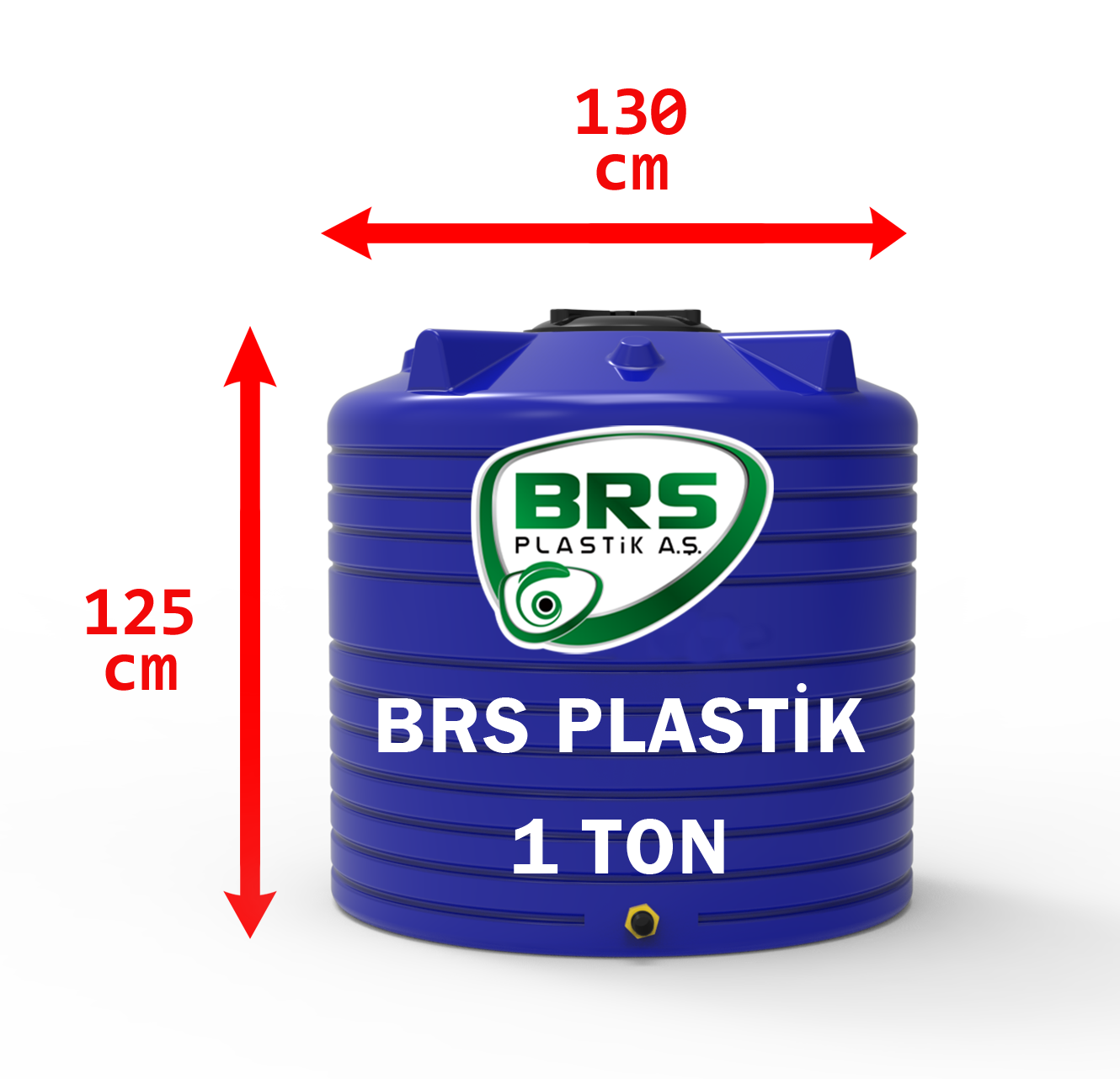 1,5 Tonluk Plastik Su Deposu