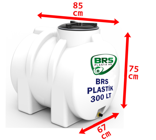 300 Litre Yatay Su Deposu